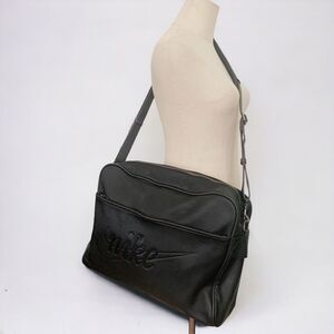 Nike Swoosh Leather Laptop Briefcase Shoulder Bag